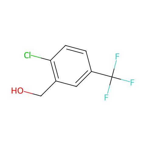 2-氯-5-(三氟甲基)苯甲醇结构图