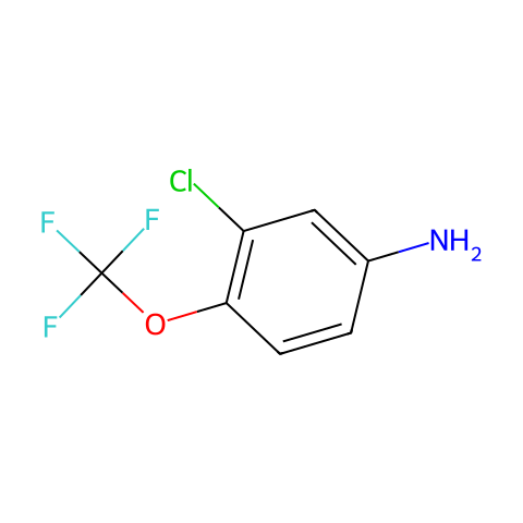 3-氯-4-(三氟甲氧基)苯胺结构图
