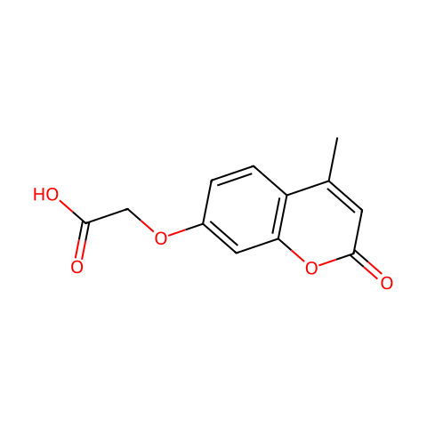 7-(羧基甲氧基)-4-甲基香豆素结构图