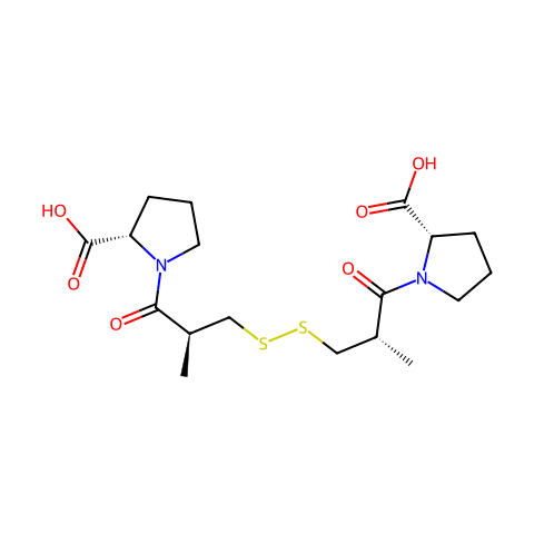 卡托普利二硫化物结构图