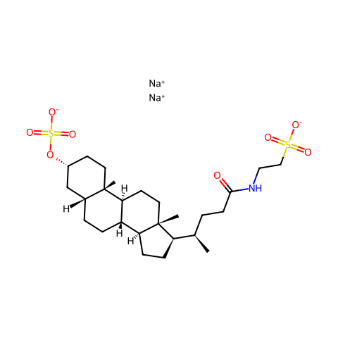Taurolithocholic Acid Sulfate Disodium Salt结构图