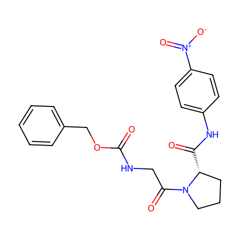 Z-Gly-Pro-4-nitroanilide结构图