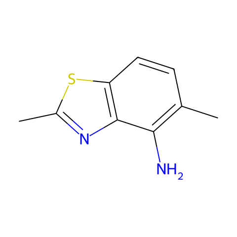 4-Benzothiazolamine,2,5-dimethyl-(9CI)结构图