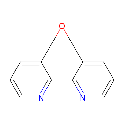 5,6-环氧-5,6-二氢-[1,10]菲咯啉结构图