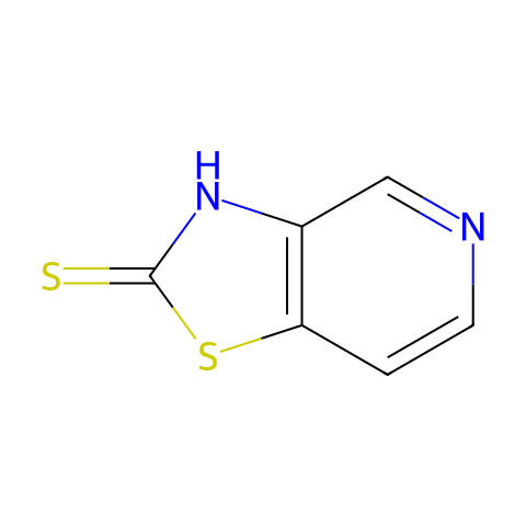 噻唑并[4,5-C]吡啶-2(3H)-硫酮结构图