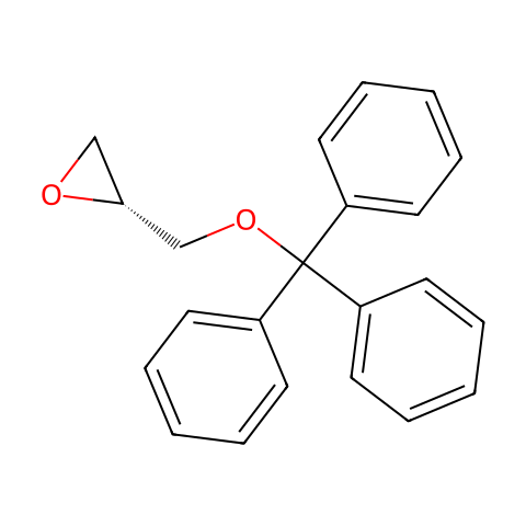 三苯甲基-(R)-缩水甘油醚结构图