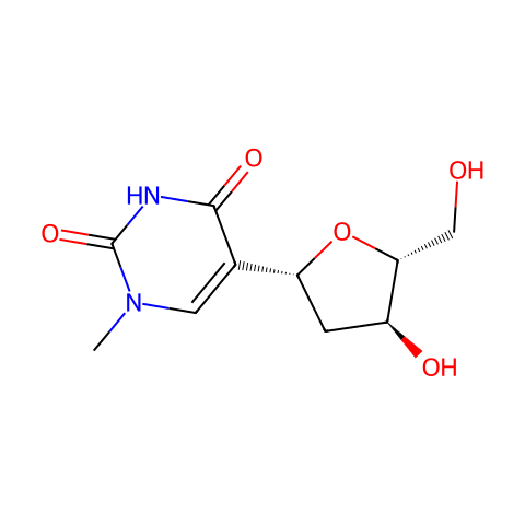 PSEUDOTHYMIDINE结构图
