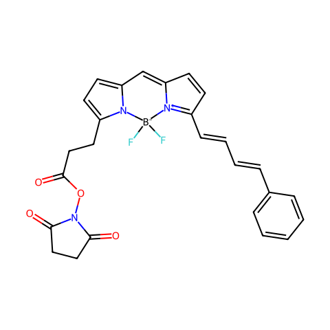 BDP 581/591 琥珀酰亚胺酯结构图