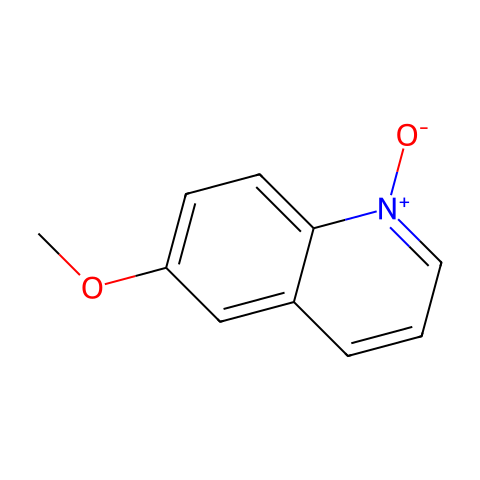 6-Methoxyquinoline N-Oxide结构图