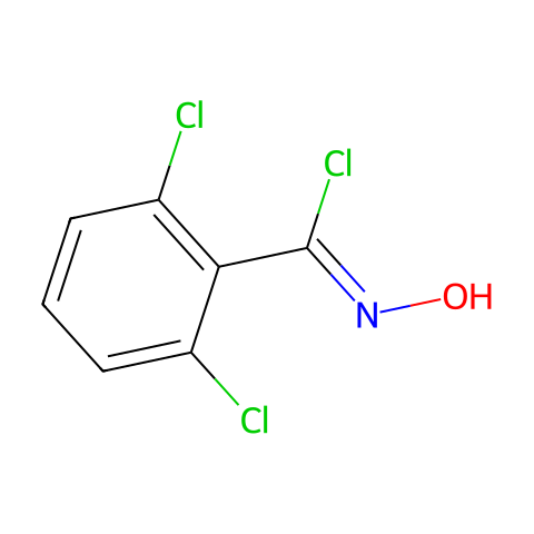 2,6-Dichloro-N-Hydroxybenzenecarboximidoyl Chloride结构图