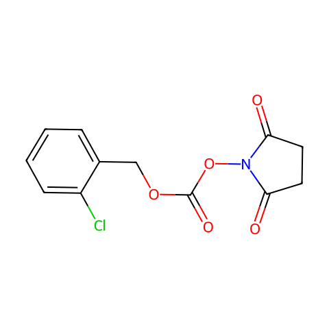 2-氯-N-琥珀酰亚胺基碳酸酯结构图