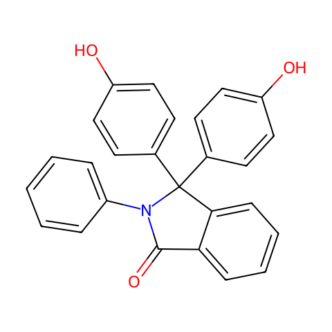 Phenolphthalein anilide结构图