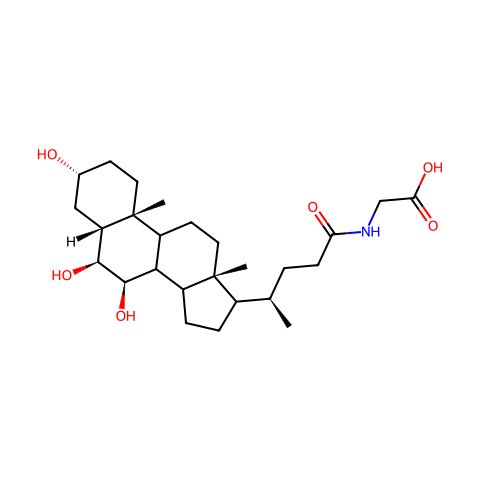 Glycine-β-Muricholic Acid结构图
