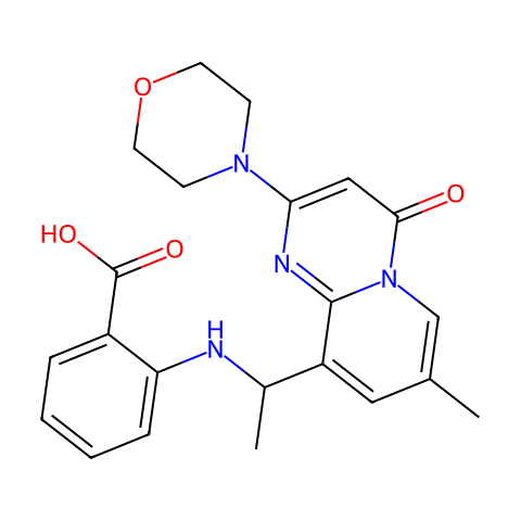 (Rac)-AZD 6482 ( (Rac)-KIN-193)结构图