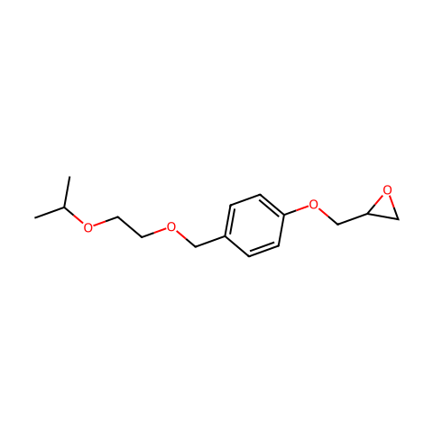 [[4-[[2-(1-Methylethoxy)ethoxy]methyl]phenoxy]methyl]oxirane结构图