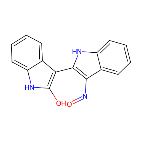 Indirubin-3′-oxime结构图