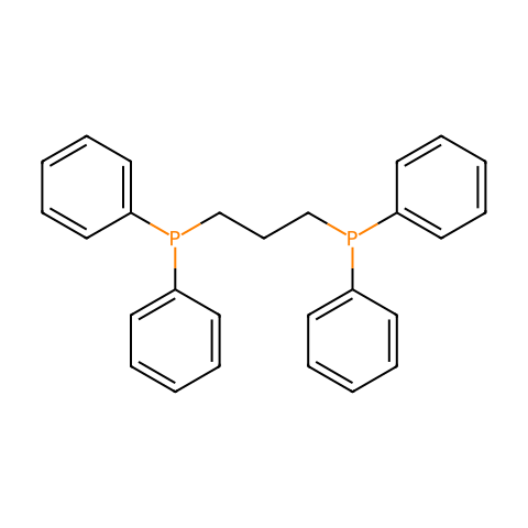 1,3-双(二苯膦基)丙烷结构图