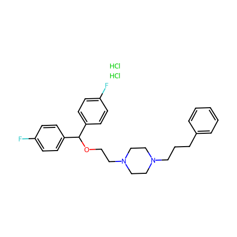 Vanoxerine dihydrochloride结构图