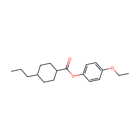 4-ETHOXYPHENYL TRANS-4-PROPYLCYCLOHEXANECARBOXYLATE结构图