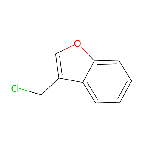 Benzofuran, 3-(chloromethyl)-结构图