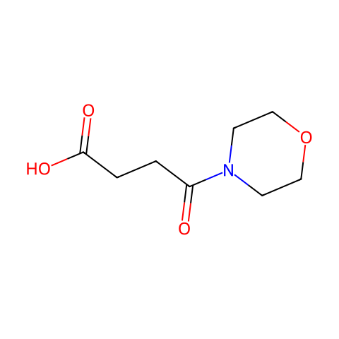 4-吗啉-4-基-4-氧代丁酸结构图
