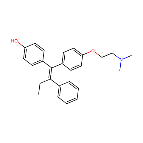 (Z)-4-Hydroxytamoxifen结构图