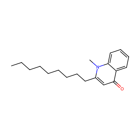 1-Methyl-2-nonylquinolin-4(1H)-one结构图