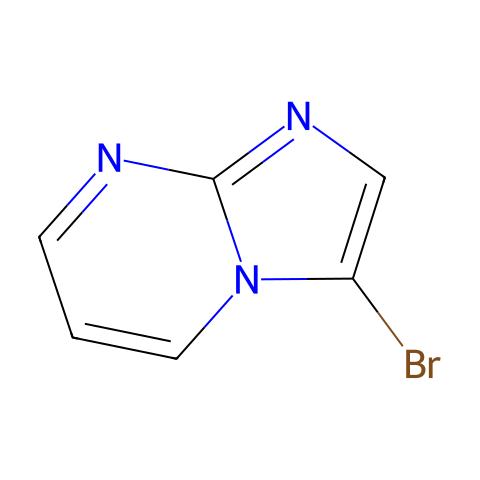 3-溴咪唑并[1,2-a]嘧啶结构图
