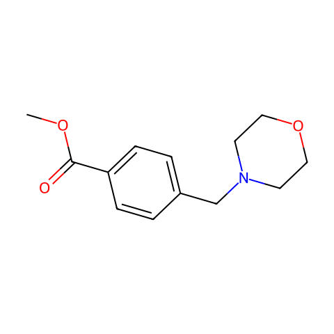Methyl 4-(MorpholinoMethyl)benzoate结构图