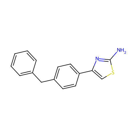 4-(4-BENZYLPHENYL)-1,3-THIAZOL-2-AMINE结构图
