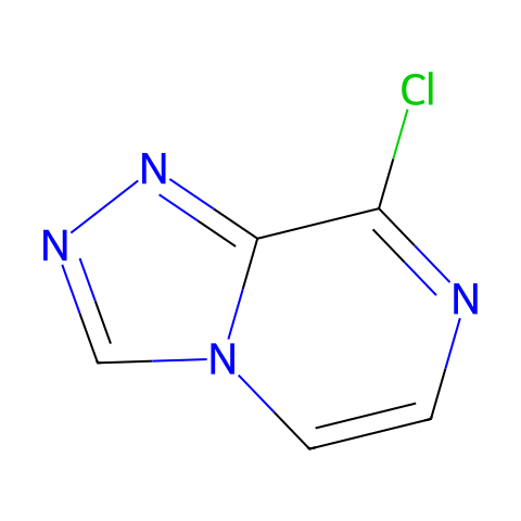 8-氯三唑并[4,3-a]吡嗪结构图