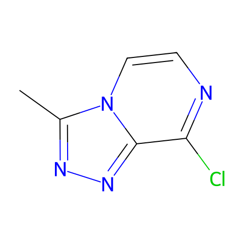 8-Chloro-3-methyl-1,2,4-triazolo[4,3-a]pyrazine结构图