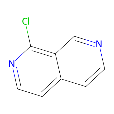 2,7-NAPHTHYRIDINE, 1-CHLORO-结构图
