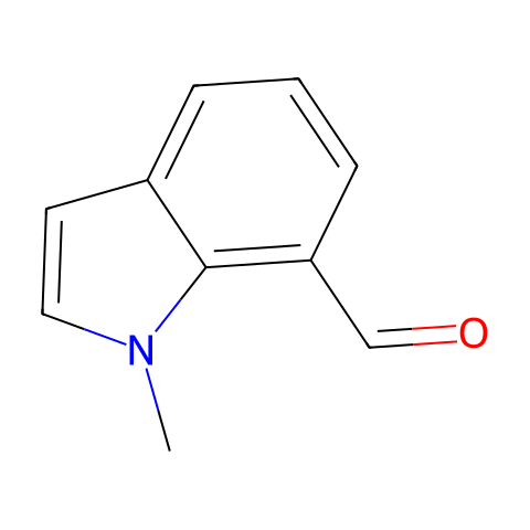 1H-Indole-7-carboxaldehyde, 1-methyl- (9CI)结构图