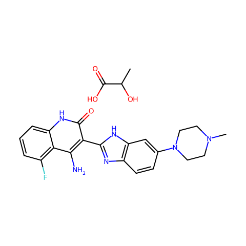 Dovitinib Lactate结构图