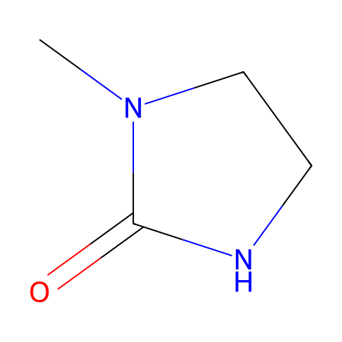 1-甲基-2-咪唑啉酮结构图