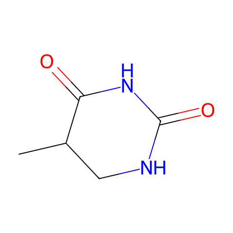 Dihydrothymine结构图