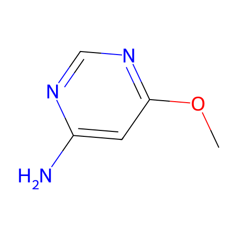 4-氨基-6-甲氧基嘧啶结构图