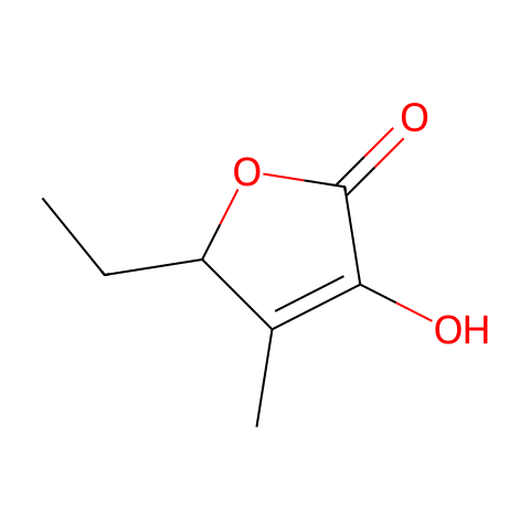 5-乙基-3-羟基-4-甲基-2(5H)-呋喃酮结构图