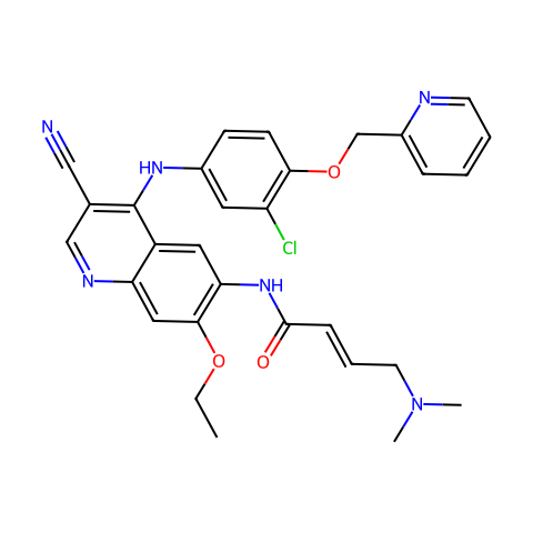Neratinib (HKI-272)结构图