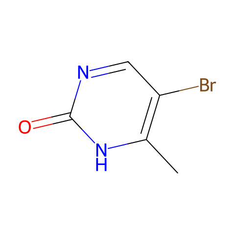 5-溴-2-羟基-4-甲基嘧啶结构图