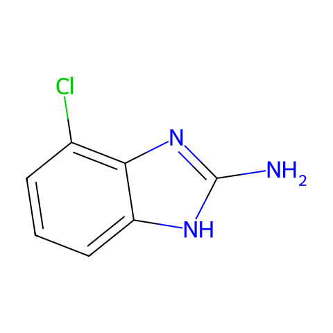 1H-Benzimidazol-2-Amine,4-Chloro-(9CI)结构图