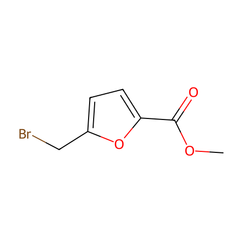 METHYL 5-(BROMOMETHYL)-2-FUROATE结构图