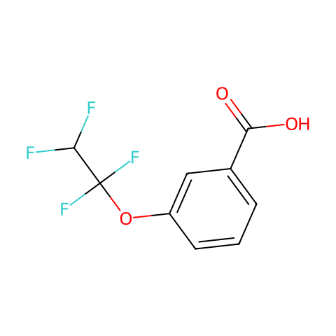 3-(1,1,2,2,-Tetrafluoroethoxy)Benzoic Acid结构图