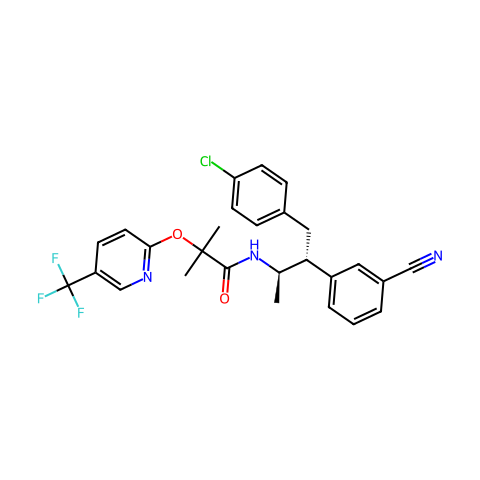 Taranabant ((1R,2R)stereoisomer)结构图