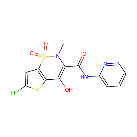 氯诺昔康结构图