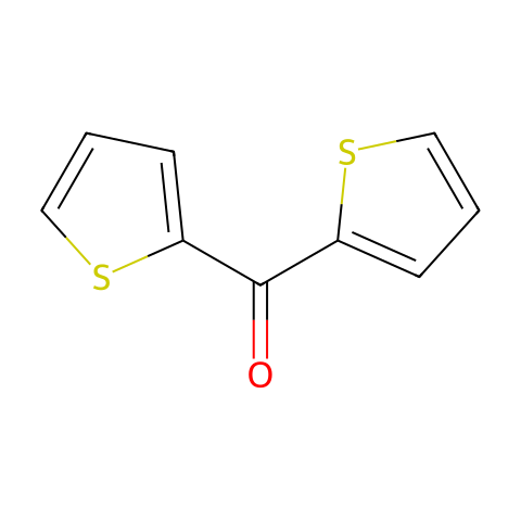 双(2-噻吩)酮结构图