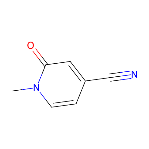 4-Pyridinecarbonitrile,1,2-dihydro-1-methyl-2-oxo-(9CI)结构图