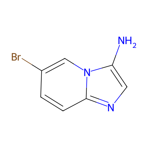 6-BROMOIMIDAZO[1,2-A]PYRIDIN-3-AMINE结构图