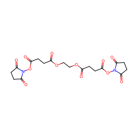 Ethlene Glycol Bis(Succinimidyl Succinate)结构图